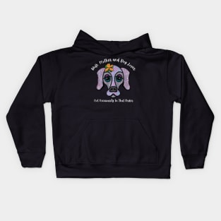 Wife, Mother and Dog Lover Not Necessarily In That Order Kids Hoodie